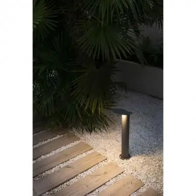 Borne Lotus Gris 1x18W COB LED 650mm FAR_71225 71225 Borne Lotus Gris 1x18W COB LED 650mm FARO 71225