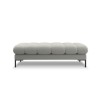 Banc Mamaia Gris Clair Pieds Métal Noir BOUTICA DESIGN MIC_BCH_78_F1_MAMAIA8