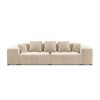 Canapé velours Margo Beige 3 Places BOUTICA DESIGN MIC_3S_44_F1_MARGO1