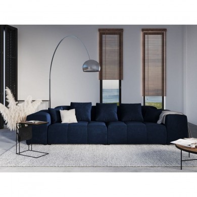 Canapé velours Margo Bleu Roi 3 Places BOUTICA DESIGN MIC_3S_44_F1_MARGO2