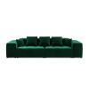 Canapé velours Margo Vert Bouteille 3 Places BOUTICA DESIGN MIC_3S_44_F1_MARGO3