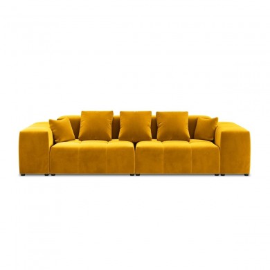 Canapé velours Margo Jaune 3 Places BOUTICA DESIGN MIC_3S_44_F1_MARGO4