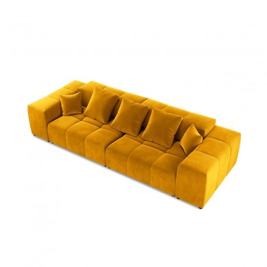 Canapé velours Margo Jaune 3 Places BOUTICA DESIGN MIC_3S_44_F1_MARGO4