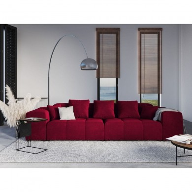 Canapé velours Margo Rouge 3 Places BOUTICA DESIGN MIC_3S_44_F1_MARGO6