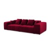 Canapé velours Margo Rouge 3 Places BOUTICA DESIGN MIC_3S_44_F1_MARGO6