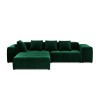 Canapé velours Margo Vert Bouteille 5 Places BOUTICA DESIGN MIC_COR_L_44_F1_MARGO3