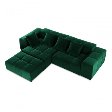 Canapé velours Margo Vert Bouteille 5 Places BOUTICA DESIGN MIC_COR_L_44_F1_MARGO3