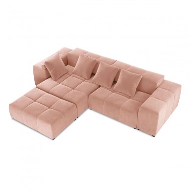 Canapé velours Margo Rose 5 Places BOUTICA DESIGN MIC_COR_L_44_F1_MARGO5