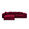 Canapé velours Margo Rouge 5 Places BOUTICA DESIGN MIC_COR_L_44_F1_MARGO6