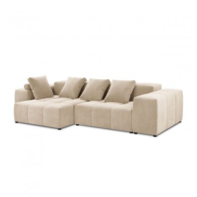 Canapé velours Margo Beige 4 Places BOUTICA DESIGN MIC_COR_S_44_F1_MARGO1