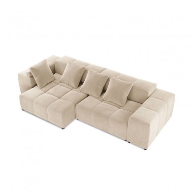 Canapé velours Margo Beige 4 Places BOUTICA DESIGN MIC_COR_S_44_F1_MARGO1