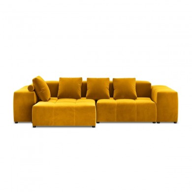 Canapé velours Margo Jaune 4 Places BOUTICA DESIGN MIC_COR_S_44_F1_MARGO4