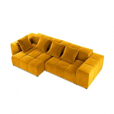 Canapé velours Margo Jaune 4 Places BOUTICA DESIGN MIC_COR_S_44_F1_MARGO4