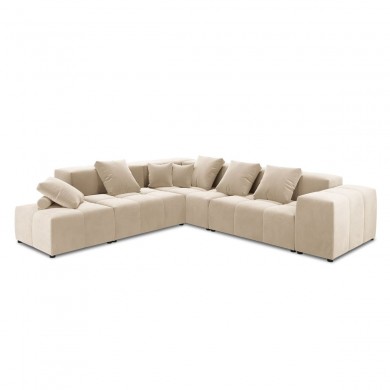 Canapé velours Margo Beige 7 Places BOUTICA DESIGN MIC_COR_XL_44_F1_MARGO1