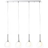 Suspension Bar HADAN 4x40W E14 Chrome Blanc BRILLIANT 85574/15