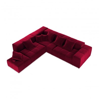 Canapé velours Margo Rouge 7 Places BOUTICA DESIGN MIC_COR_XL_44_F1_MARGO6