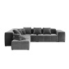 Canapé velours Margo Gris 7 Places BOUTICA DESIGN MIC_COR_XL_44_F1_MARGO7