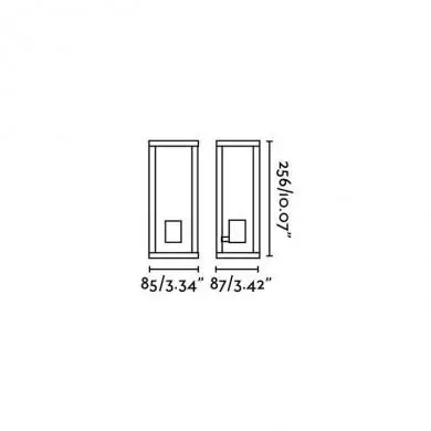 Applique murale Tamashi Gris 1x15W E27 FARO 71303
