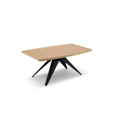 Table extensible Meryl Placage en Chêne Naturel L180cm BOUTICA DESIGN MIC_TAB_EXT_180x100_MERYL1