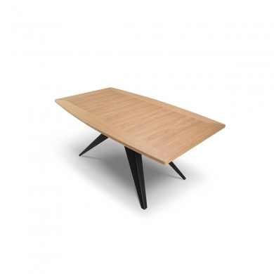 Table extensible Meryl Placage en Chêne Naturel L180cm BOUTICA DESIGN MIC_TAB_EXT_180x100_MERYL1