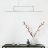 Suspension Aick Aluminium balayé 1x38W SMD LED TRIO LIGHTING 327210305