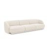 Canapé bouclette Miley Beige 3 Places BOUTICA DESIGN MIC_3S_67_F1_MILEY1