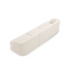 Canapé bouclette Miley Beige 3 Places BOUTICA DESIGN MIC_3S_67_F1_MILEY1