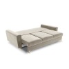 Canapé convertible avec coffre Moghan Beige Pieds Métal Doré 3 Places BOUTICA DESIGN MIC_3SF_2_A1_MOGHAN1