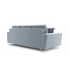 Canapé convertible avec coffre Moghan Bleu Clair Pieds Métal Doré 3 Places BOUTICA DESIGN MIC_3SF_2_A1_MOGHAN3