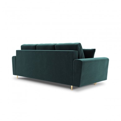 Canapé convertible avec coffre Moghan Pétrole Pieds Métal Doré 3 Places BOUTICA DESIGN MIC_3SF_2_A1_MOGHAN7