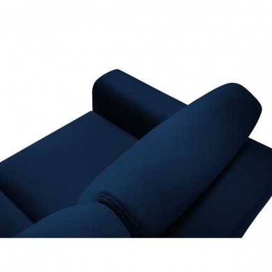 Canapé convertible avec coffre Moghan Bleu Roi Pieds Métal Chromé Noir 4 Places BOUTICA DESIGN MIC_COR_2_A3_MOGHAN4