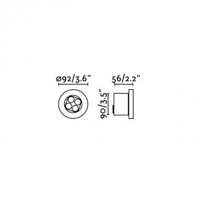 Encastré Extérieur Tras  Noir LED Intégrée 8W FARO 71702