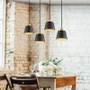 Suspension Harris Noir mat 4x40W E27 TRIO LIGHTING 312700432