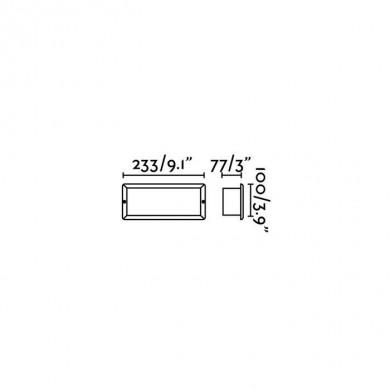 Encastrable murale Stripe-2 Blanc 1x5W SMD LED FARO 72093