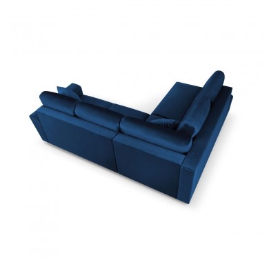 Canapé d'angle gauche convertible avec coffre Moghan Bleu Roi Pieds Métal Doré 5 Places BOUTICA DESIGN MIC_LCF_L_2_A1_MOGHAN4
