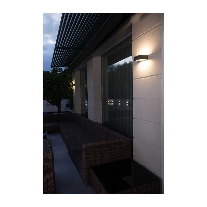 Applique Murale ext ALP Led 6W GRIS Foncé FARO 74450