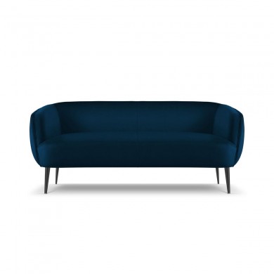 Canapé velours Moss Bleu Marine Pieds Métal Noir BOUTICA DESIGN MIC_3S_121_F2_MOSS6