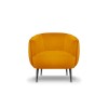 Fauteuil velours Moss Orange Pieds Métal Noir BOUTICA DESIGN MIC_ARM_121_F2_MOSS9