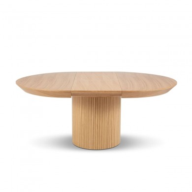 Table extensible Nicole Placage Chêne Naturel Chêne BOUTICA DESIGN MIC_TAB_EXT_130_NICOLE1