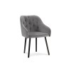 Chaise velours Nissi Gris Clair BOUTICA DESIGN MIC_CH_2_F1_NISSI2