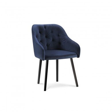 Chaise velours Nissi Bleu Foncé BOUTICA DESIGN MIC_CH_2_F1_NISSI4