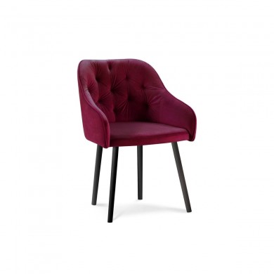 Chaise velours Nissi Rouge BOUTICA DESIGN MIC_CH_2_F1_NISSI10