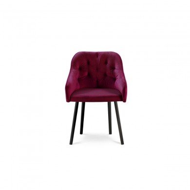 Chaise velours Nissi Rouge BOUTICA DESIGN MIC_CH_2_F1_NISSI10