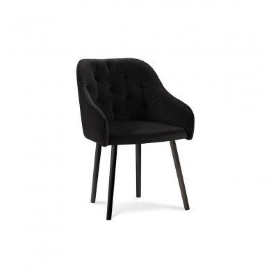 Chaise velours Nissi Noir BOUTICA DESIGN MIC_CH_2_F1_NISSI11