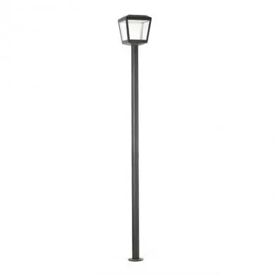 Lampadaire exterieur Plaza Gris 1x24W SMD LED FAR_75607 75607 Lampadaire exterieur Plaza Gris 1x24W SMD LED FARO 75607