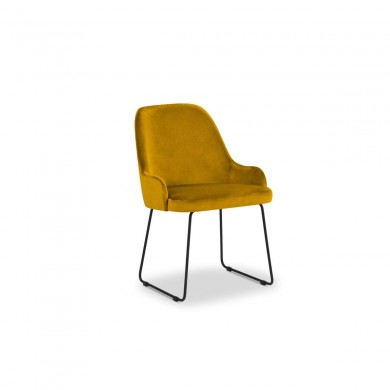 Chaise velours Olivine Jaune BOUTICA DESIGN MIC_CH_2_F5_OLIVINE3