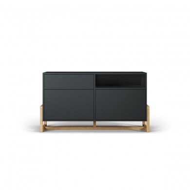 Commode Ombo Noir 65x42x120 BOUTICA DESIGN MIC_COM_120x65_F1_OMBO1