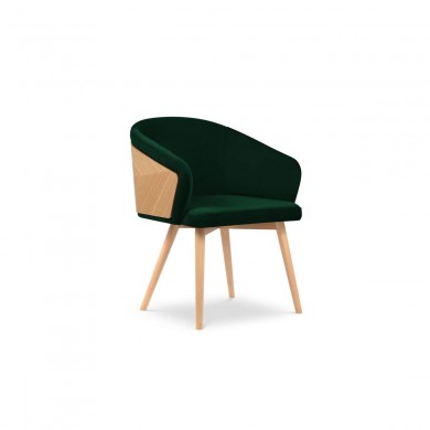 Chaise velours Otter Vert Bouteille BOUTICA DESIGN MIC_CH_44_F1_OTTER3