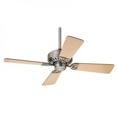 Ventilateur de Plafond Bayport 107cm Chromé Erable Cerisier GU_24179 24179 Ventilateur de Plafond Bayport 107cm Chromé Erable Cerisier HUNTER 24179