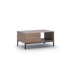 Table basse Query Chêne Hikora, Noir BOUTICA DESIGN MIC_TAB_100x47_F1_QUERY1